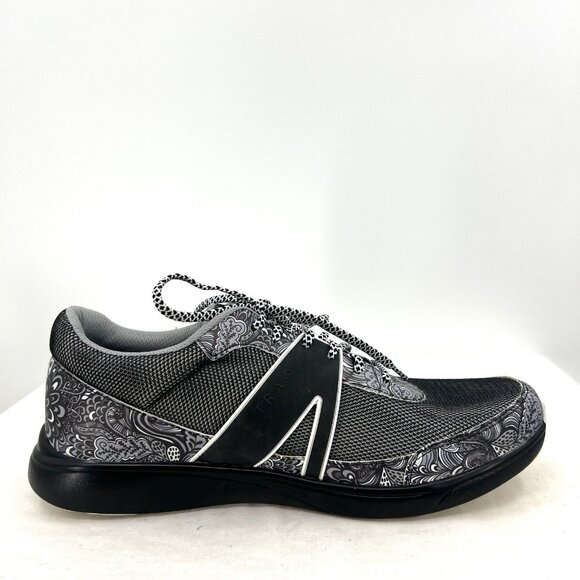 Traq by Alegria Women's Qarma Comfort Walking Sneaker Black Women's 42 US 11.5 - Picture 3 of 10